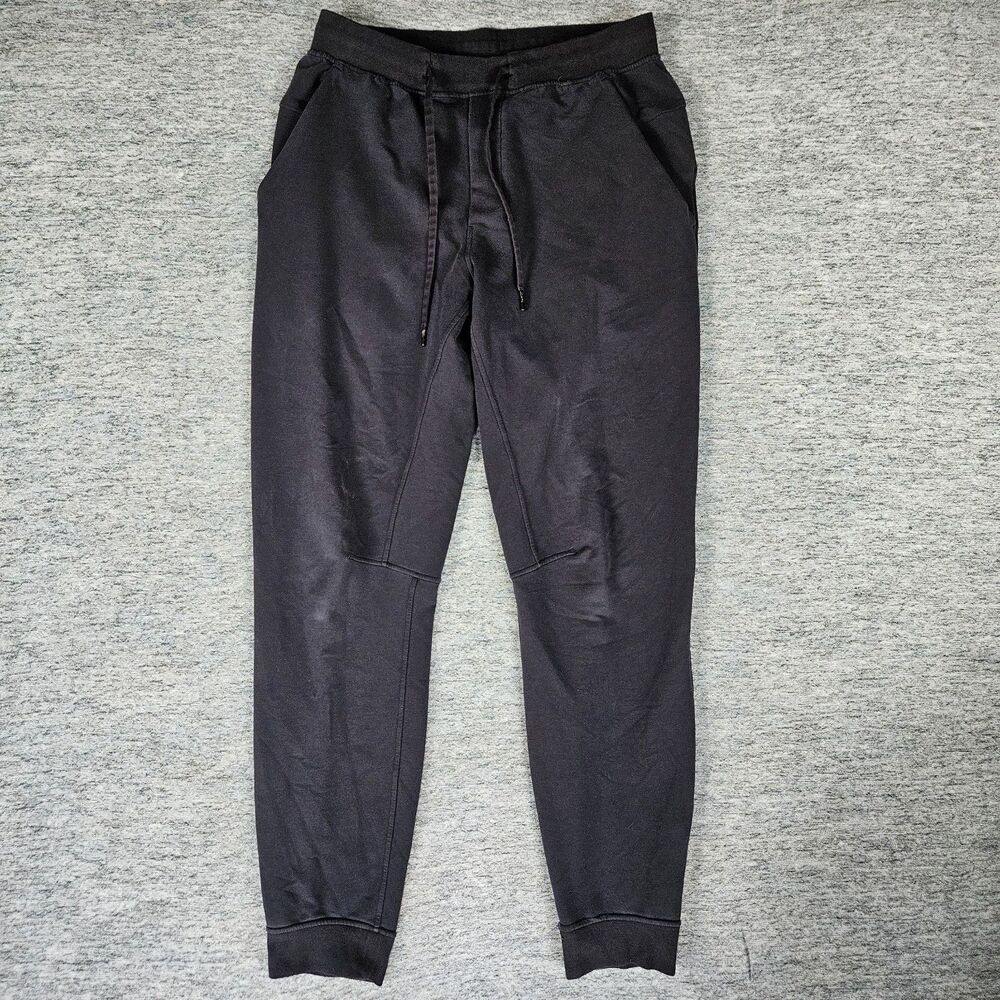 Lululemon City Sweat Jogger Men's Medium Black Sweatpants Pants Drawstring